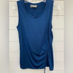 Athleta Ruched Side Navy Blue Women’s Tank, Size M